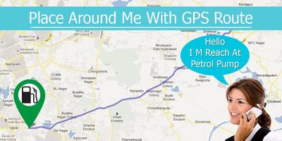 Find NearBy Place - Place Around Me With GPS Route poster