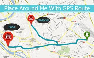 Find NearBy Place - Place Around Me With GPS Route screenshot 2