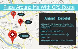 Find NearBy Place - Place Around Me With GPS Route screenshot 3