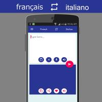 French Italian Translator Cartaz