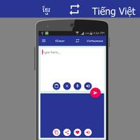 Khmer Vietnamese Translator Affiche