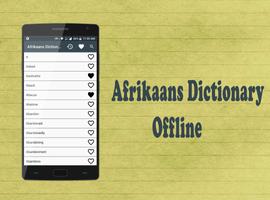 Afrikaans Dictionary Offline Cartaz
