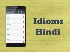 Idioms Hindi Affiche