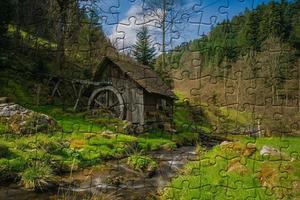 The jigsaw puzzles 포스터