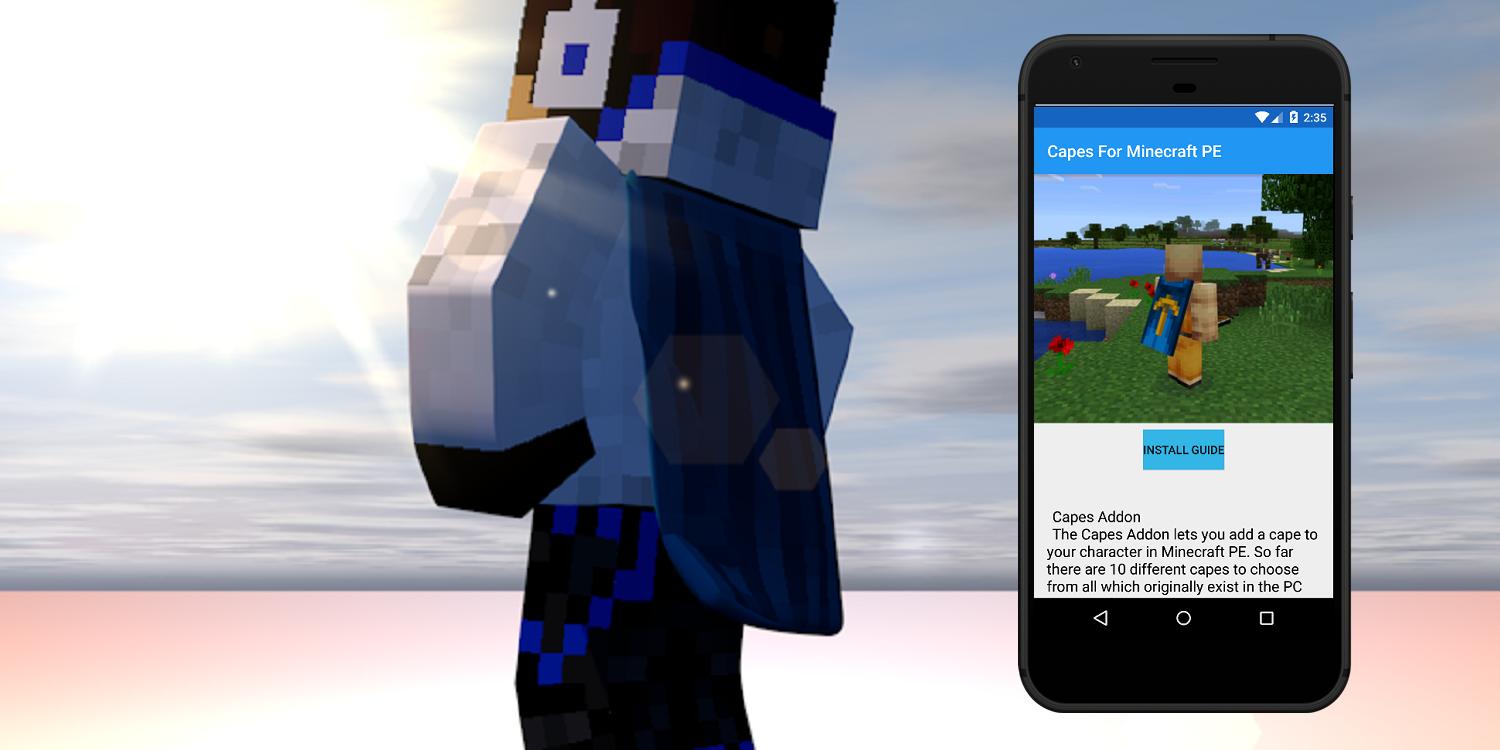 Capes mod For Minecraft PE. Mods for MCPE APK for Android Download