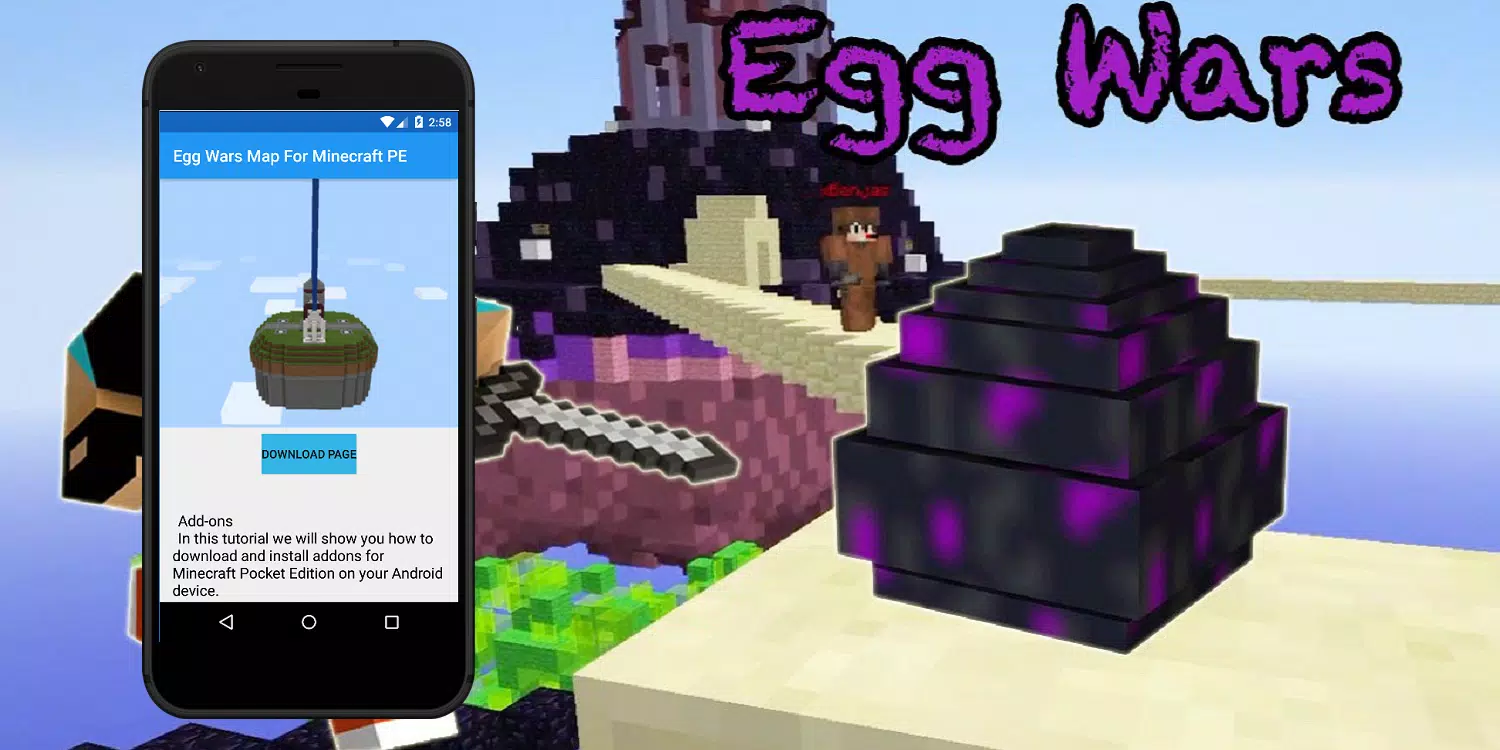 Egg Wars Map For Minecraft Pe Maps For Mcpe Dlya Android Skachat Apk