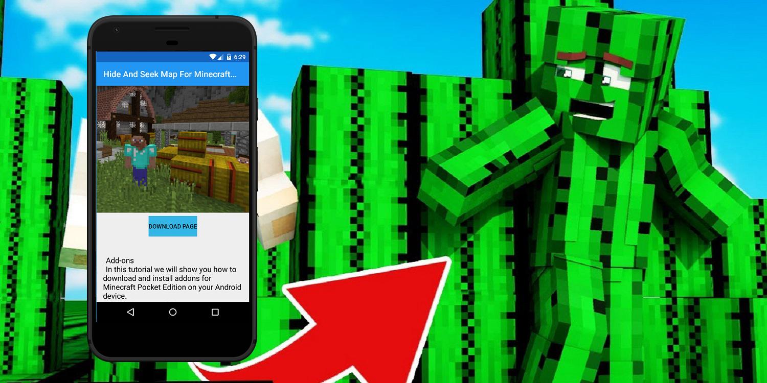 Esconde Esconde Mapa Para Minecraft Mcpe Mapas Para Android Apk Baixar - roblox nao seja encontrado no esconde esconde youtube