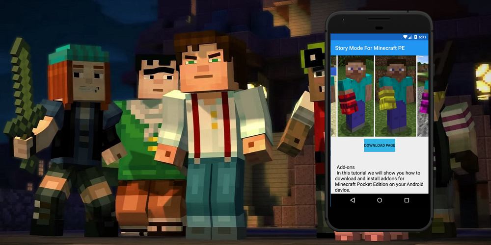 Story Mode mod For Minecraft PE. Mods for MCPE for Android ...