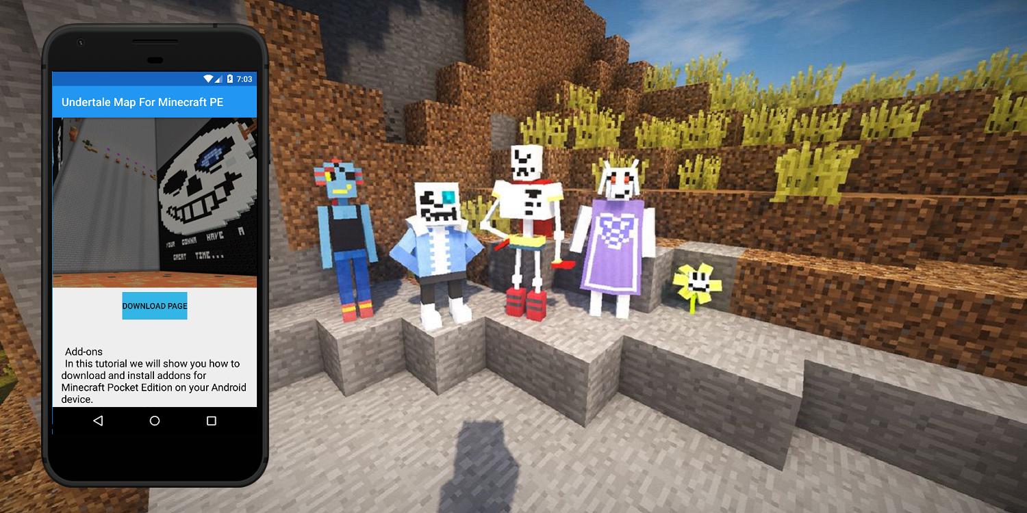 Android 用の Undertale Map For Minecraft Pe Maps For Mcpe Apk をダウンロード