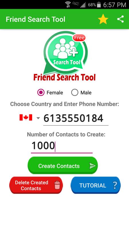 Friend Search For WhatsApp poster