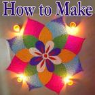 How To Make Rangoli Design App Step By Step Videos-icoon