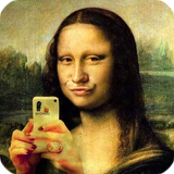 Drôles et fous selfies images icône