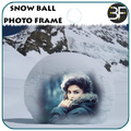 Snowfall Photo Frame