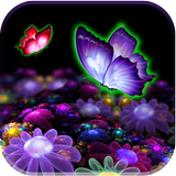 3D Butterfly Live Wallpaper icono