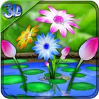 3D Flowers Touch Wallpaper biểu tượng