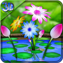 3D Blumen Touch Wallpaper APK