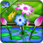 3D Flowers Touch Wallpaper icon