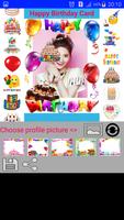 Happy Birthday Card Sticker ảnh chụp màn hình 3