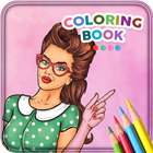 Coloring Book For Girls biểu tượng