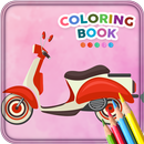 Vehicles Coloring Book For Kids APK