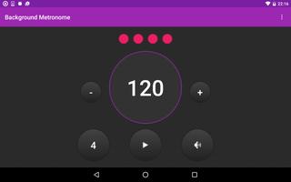 Background Metronome تصوير الشاشة 3