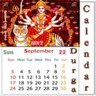 Durga Matha Calendar Themes - Lockscreen icône