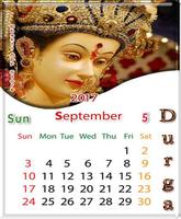 Durga Matha Calendar Themes - Lockscreen captura de pantalla 3