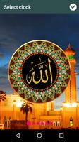 Allah Clock Live Wallpaper 海报