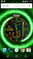 Allah Clock Live Wallpaper capture d'écran 2