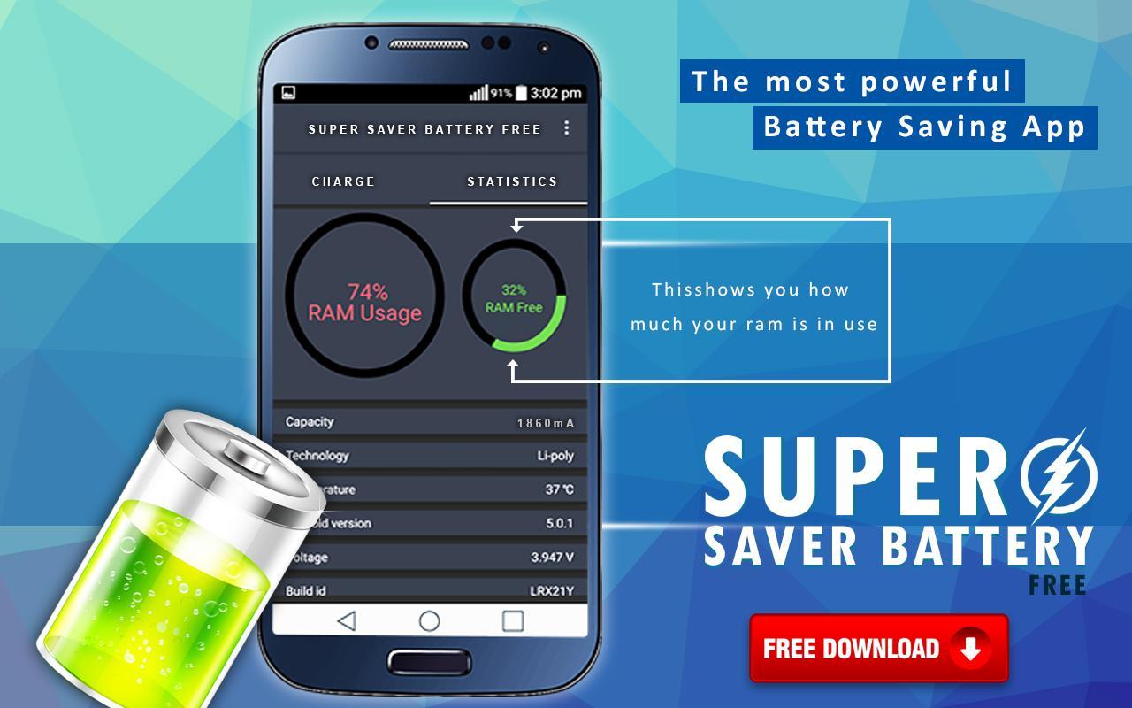 Super Saver Battery Free for Android - APK Download