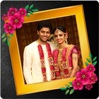 Tamil Wedding Photo Frame With biểu tượng