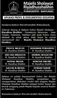 Majelis Shalawat Riyadhus Shalihin Purwokerto Affiche