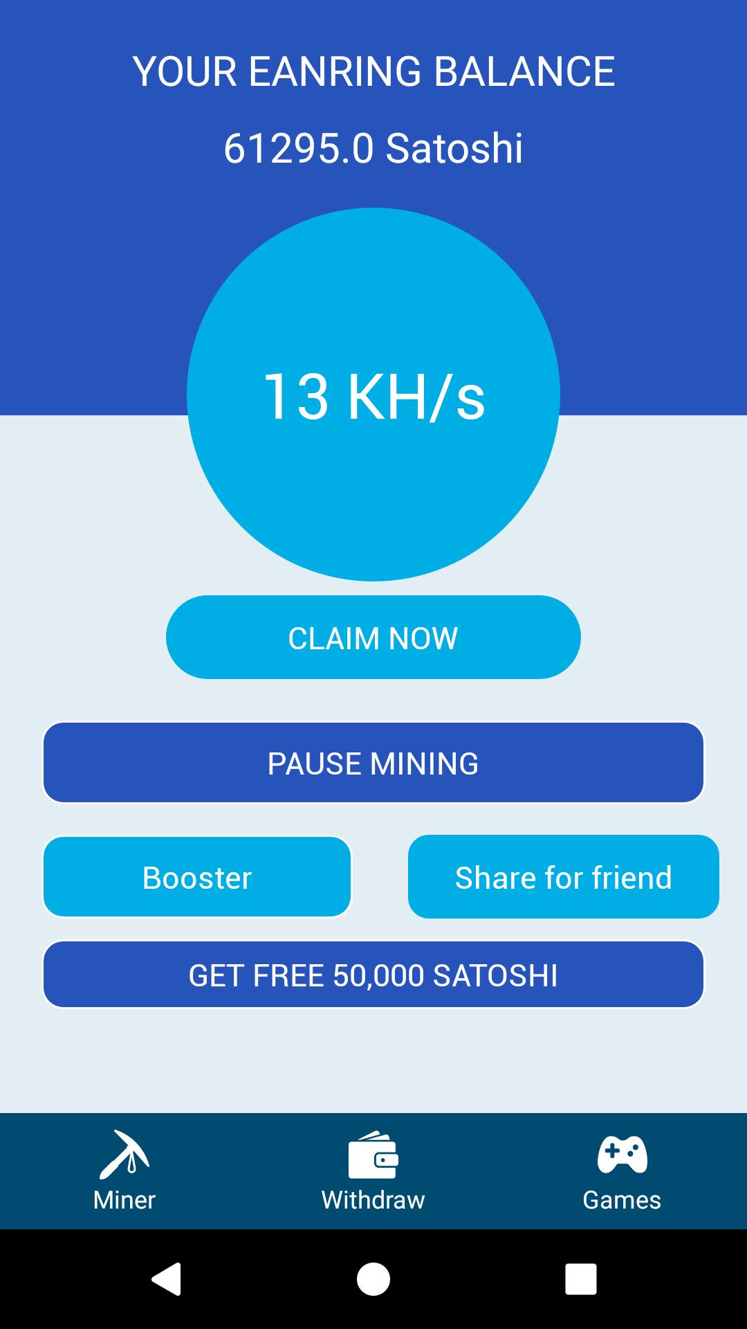 btc miner android