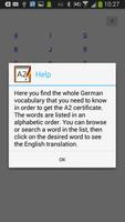 A2 Wortschatz 포스터