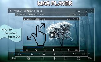 MAX Player 2018 - 2018 Video Player capture d'écran 3