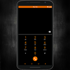 Black Orange - Layers Theme icône