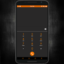 Neon Orange - Layers Theme APK