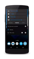 SkyBlue Night - Layers Theme APK Herunterladen