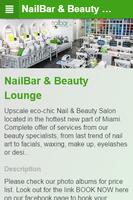 NailBar & Beauty Lounge Plakat