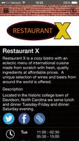 Restaurant X ảnh chụp màn hình 1