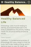 Healthy Balanced Life โปสเตอร์