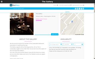 The Gallery Restaurant - Barry capture d'écran 2