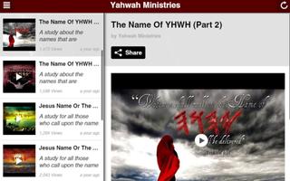 Yahwah Ministries captura de pantalla 3