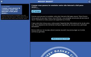 برنامه‌نما Moissy Basket Club عکس از صفحه