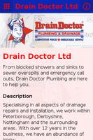 Drain Doctor Ltd Poster