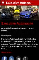 Executive Automobile Affiche