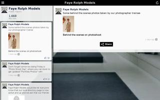 برنامه‌نما Faye Rolph Models عکس از صفحه