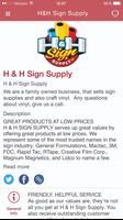 H and H Sign Supply اسکرین شاٹ 1