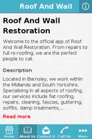 Roof And Wall Restoration скриншот 1