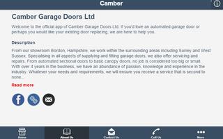 Camber Garage Doors Ltd Screenshot 2